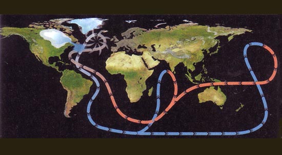 About 10,000 years ago, when the North American glaciers melted and rushed into the North Atlantic, the Gulf Stream shut down and Europe quickly went back into an ice age. Scientists worry the same result may reoccur in the near future because of accelerating melting in Greenland.